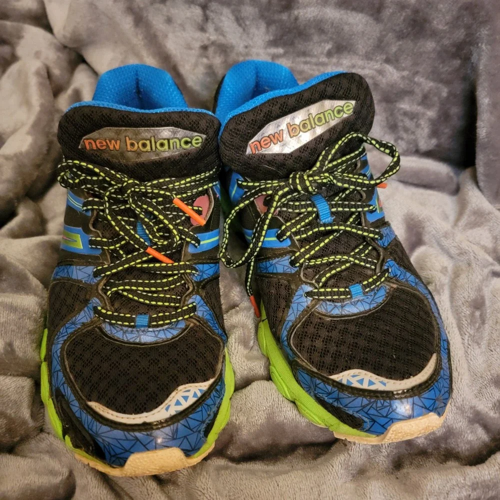 New Balance 1260v3 Running Shoes Womens 10 Black Blue Green FantomFit N2